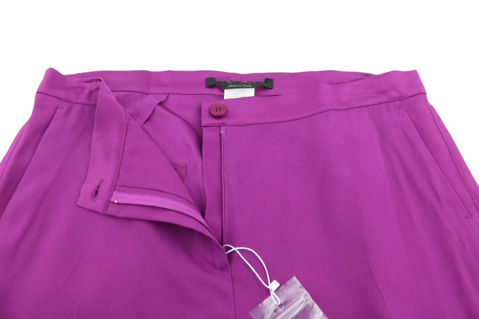 Purple Acetate Trousers