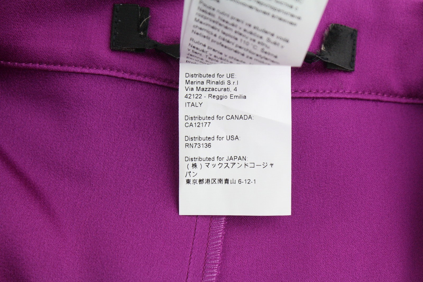 Purple Acetate Trousers