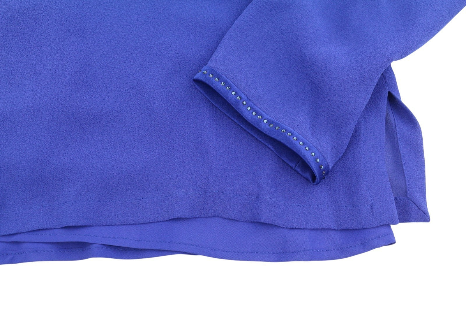 Blue Silk Blouse