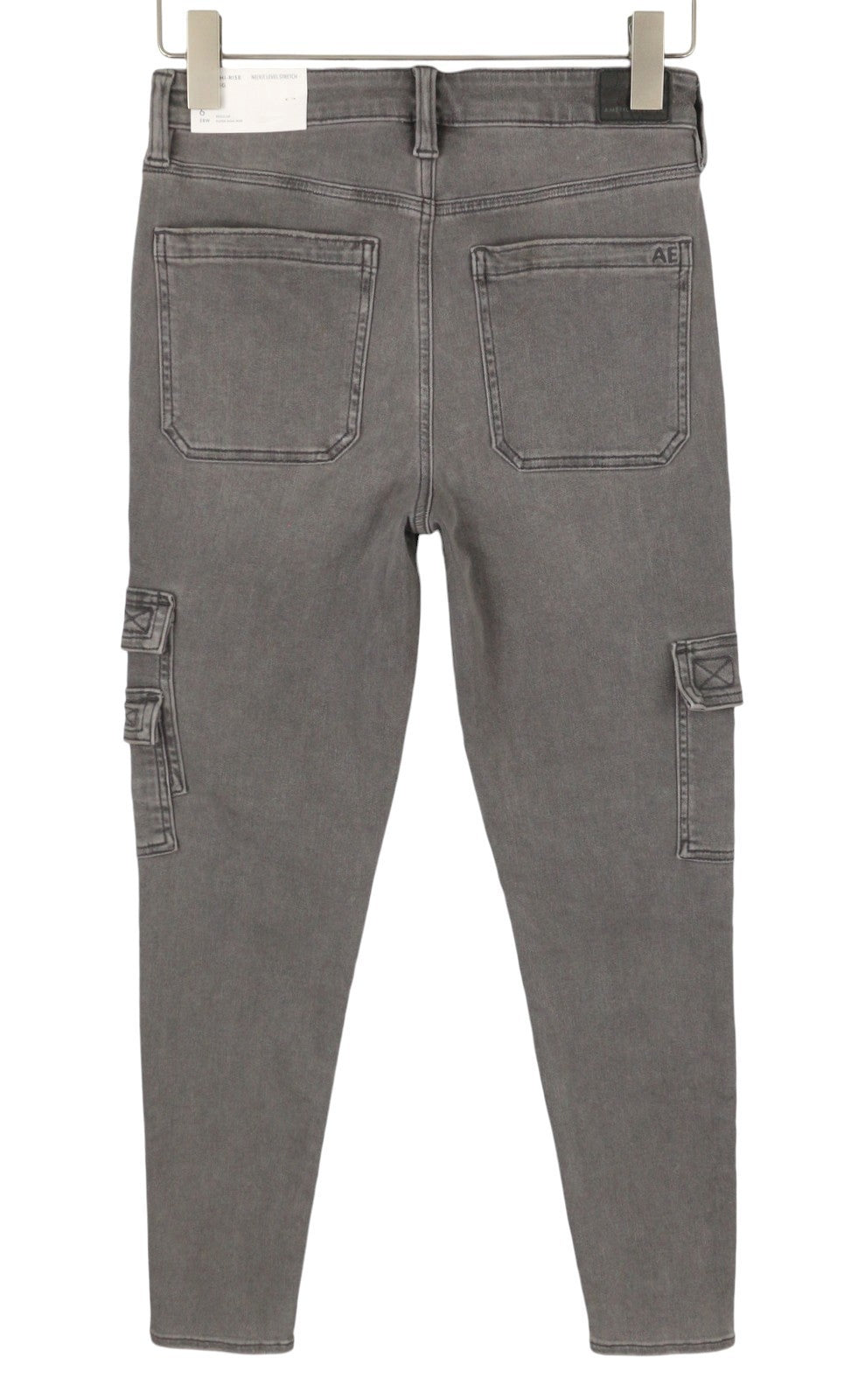 AMERICAN EAGLE OUTFITTERS Super Hi-Rise Jegging Women Jeans W30 Grey Skinny