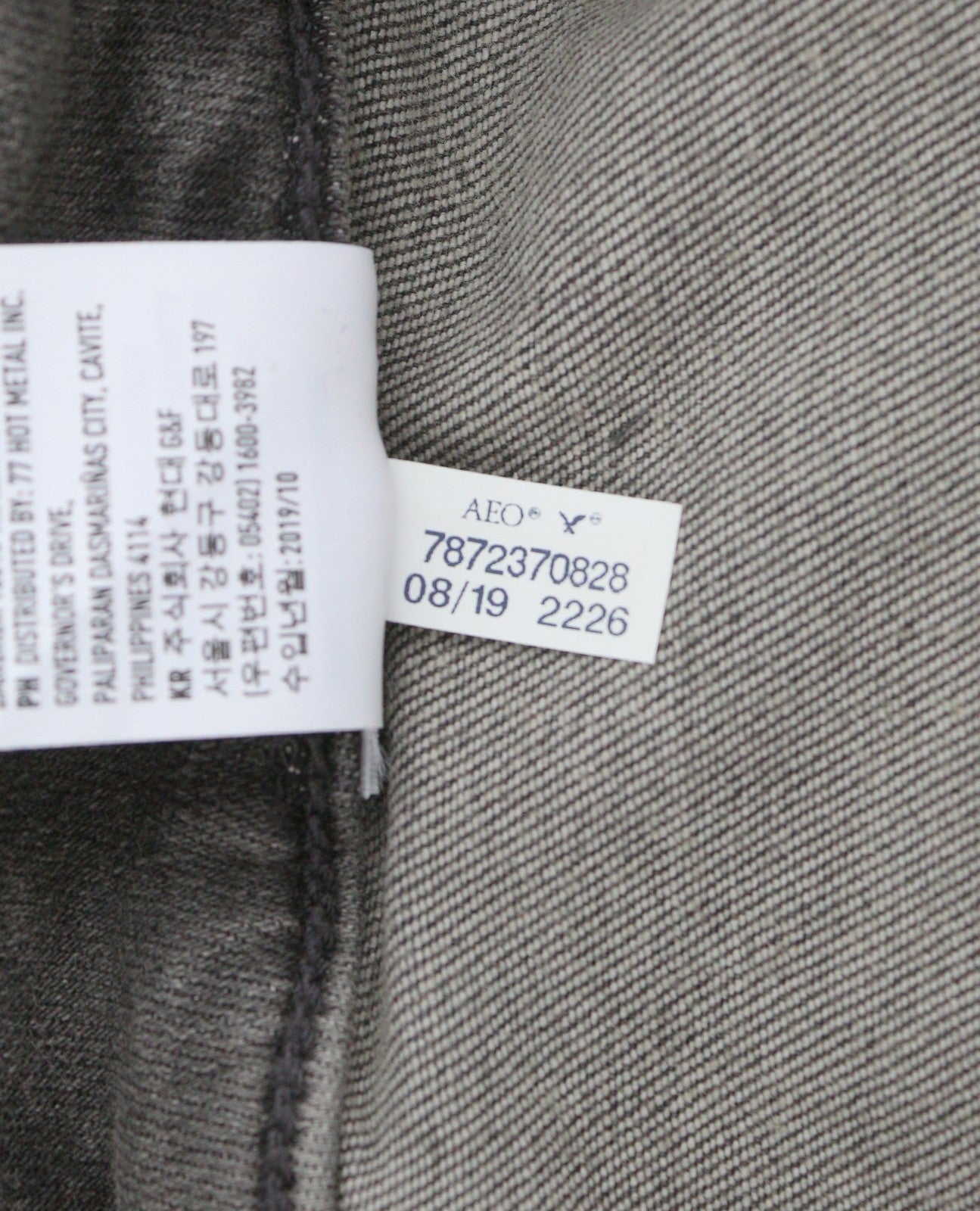 AMERICAN EAGLE OUTFITTERS Super Hi-Rise Jegging Women Jeans W30 Grey Skinny