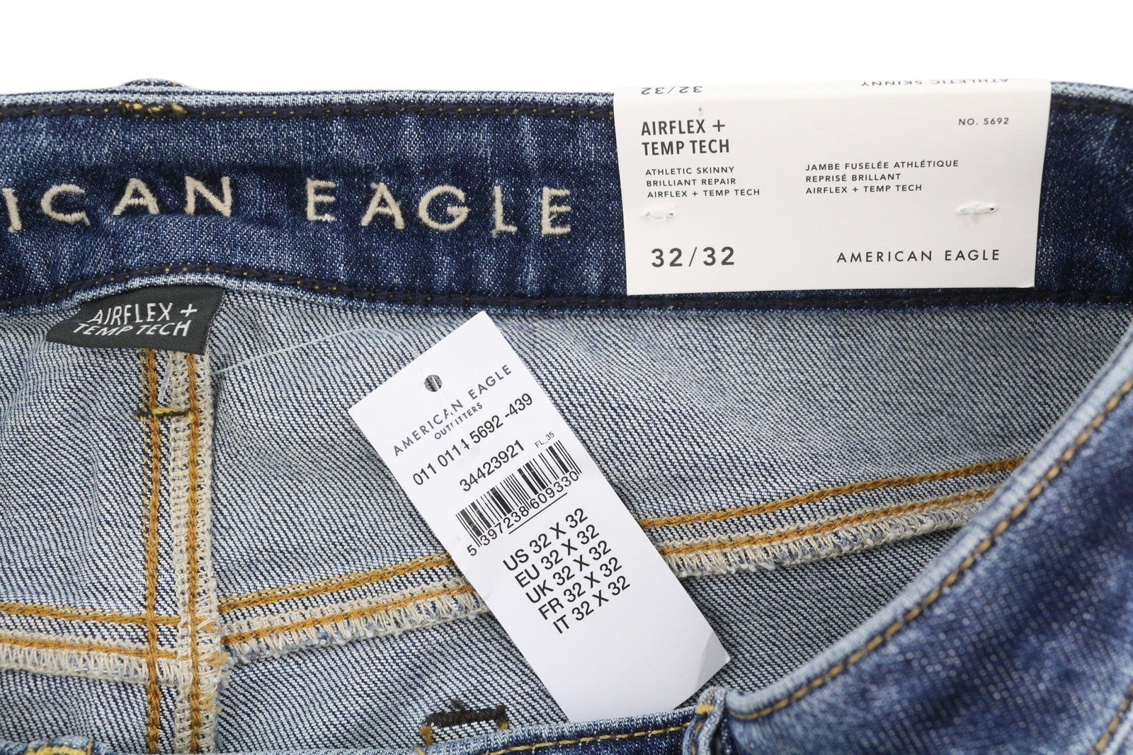 Jeans Airflex+Temp Tech