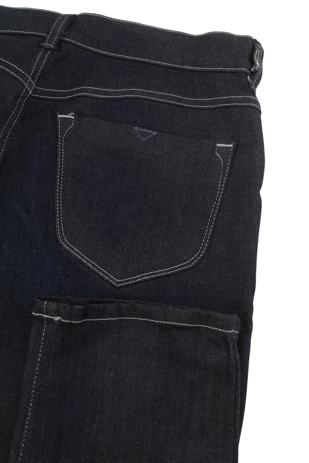 DIESEL Livier-s 084QI Women Jeans W29 Dark Blue Whiskers Low Waist Slim