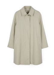 SCHNEIDERS SALZBURG Women Jacket EU42 Tan Button Up Spread Mid Length Overcoat