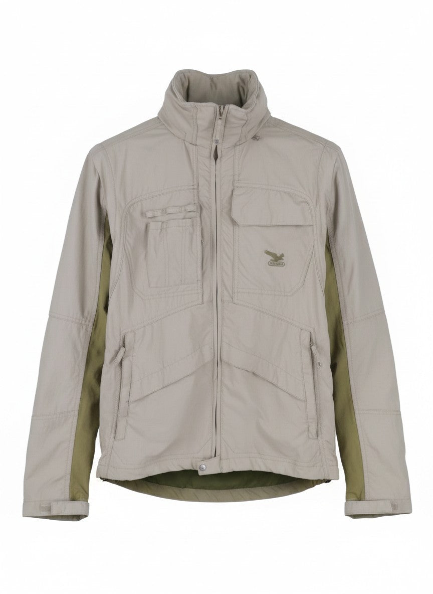 SALEWA Quartz Men Jacket EU46 S Hidden Hood Removable Sleeves Lightweight
