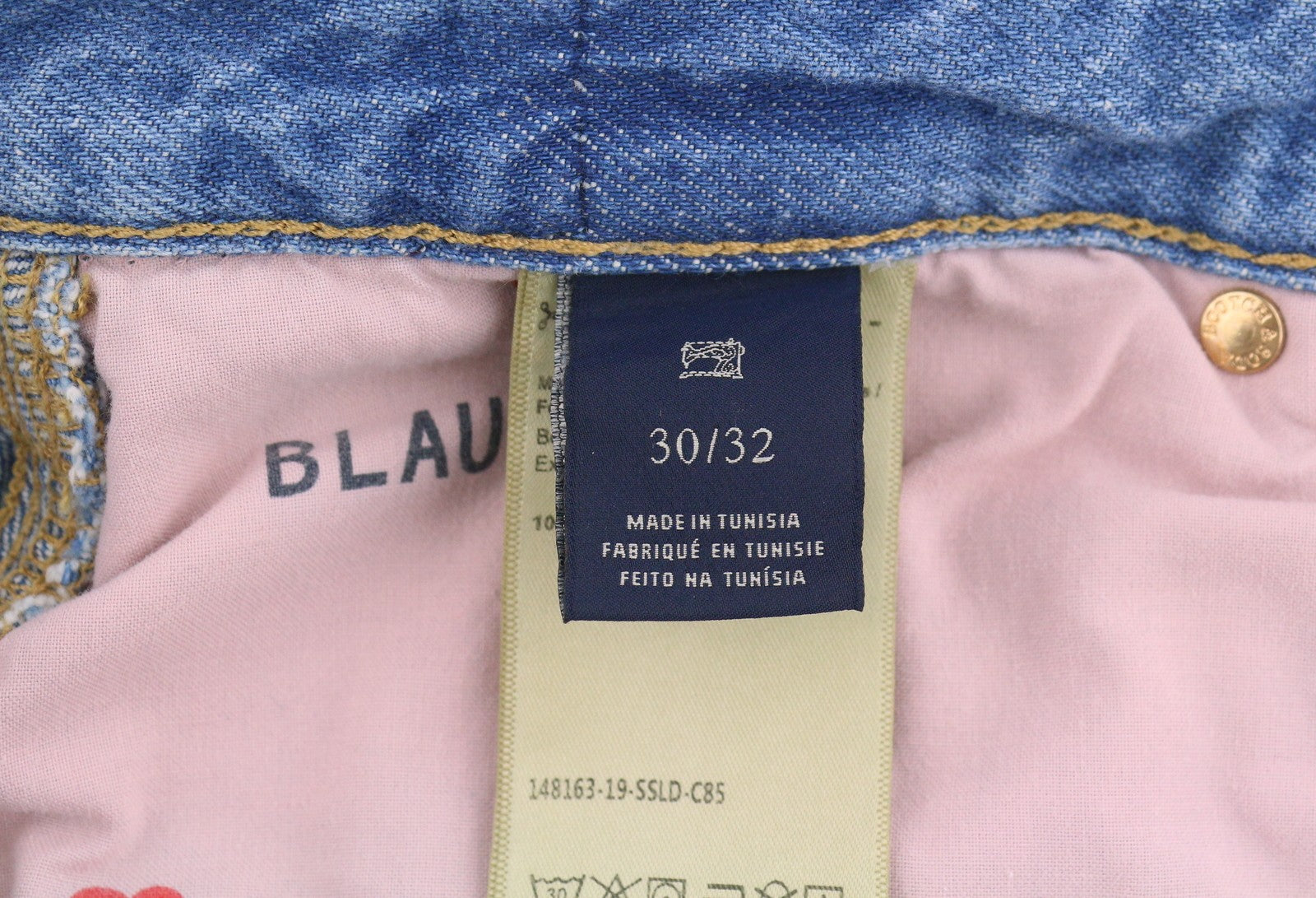 SCOTCH & SODA Bandit Women Jeans W30/L32 Blue Boyfriend Fit Cropped