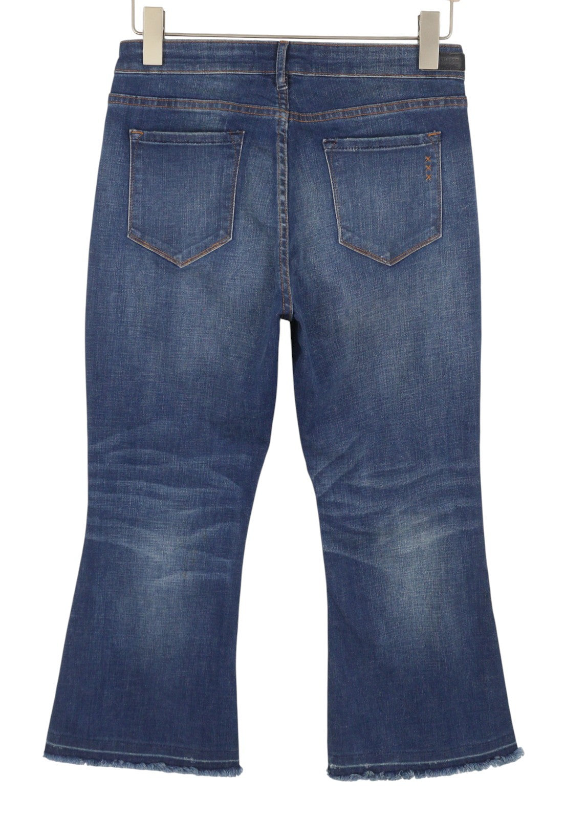 SCOTCH & SODA Women Jeans W30/L30 Blue Whiskers Faded Cropped Flared Fit