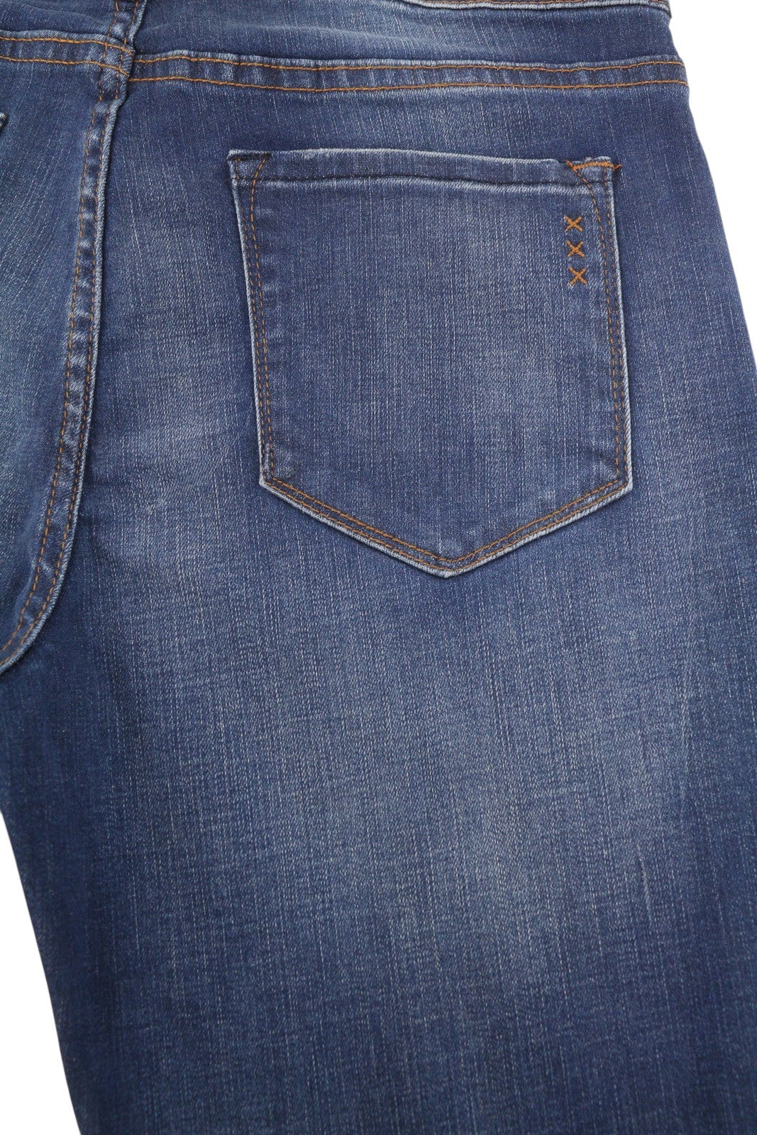 SCOTCH & SODA Women Jeans W31/L34 Blue Whiskers Faded Cropped Flared Fit