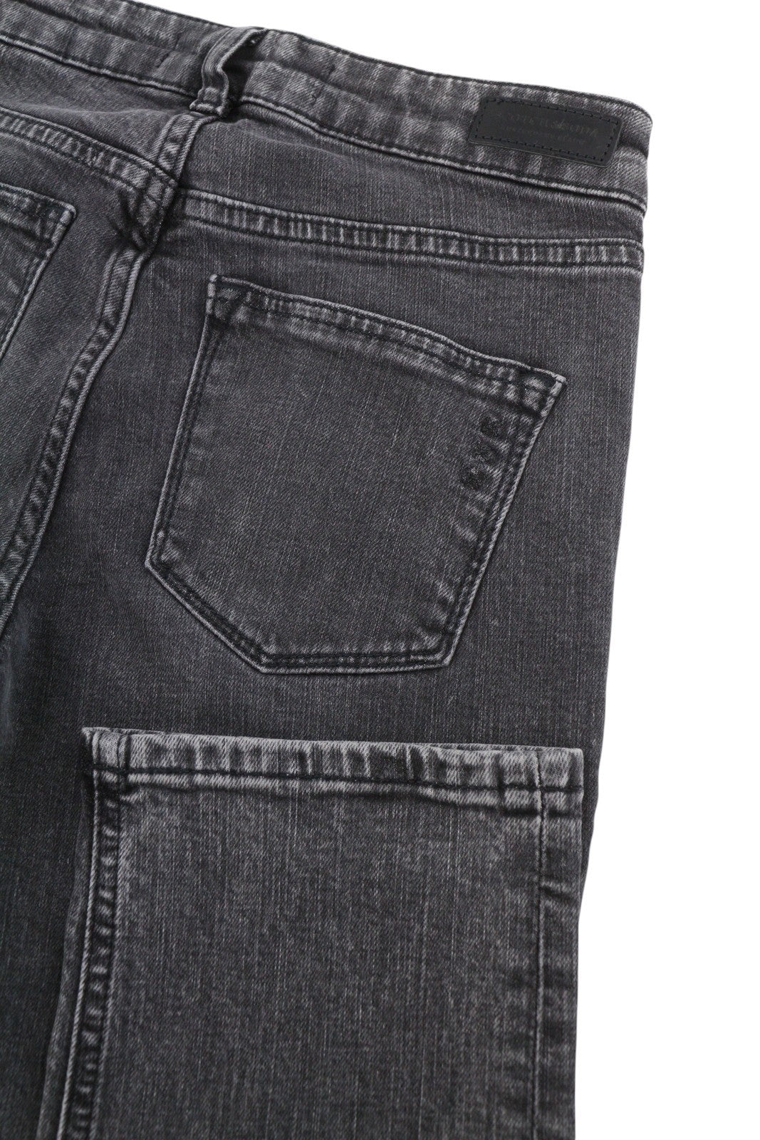 SCOTCH & SODA Supreme Women Jeans W24/L32 Grey Faded Distress Slim Straight Leg