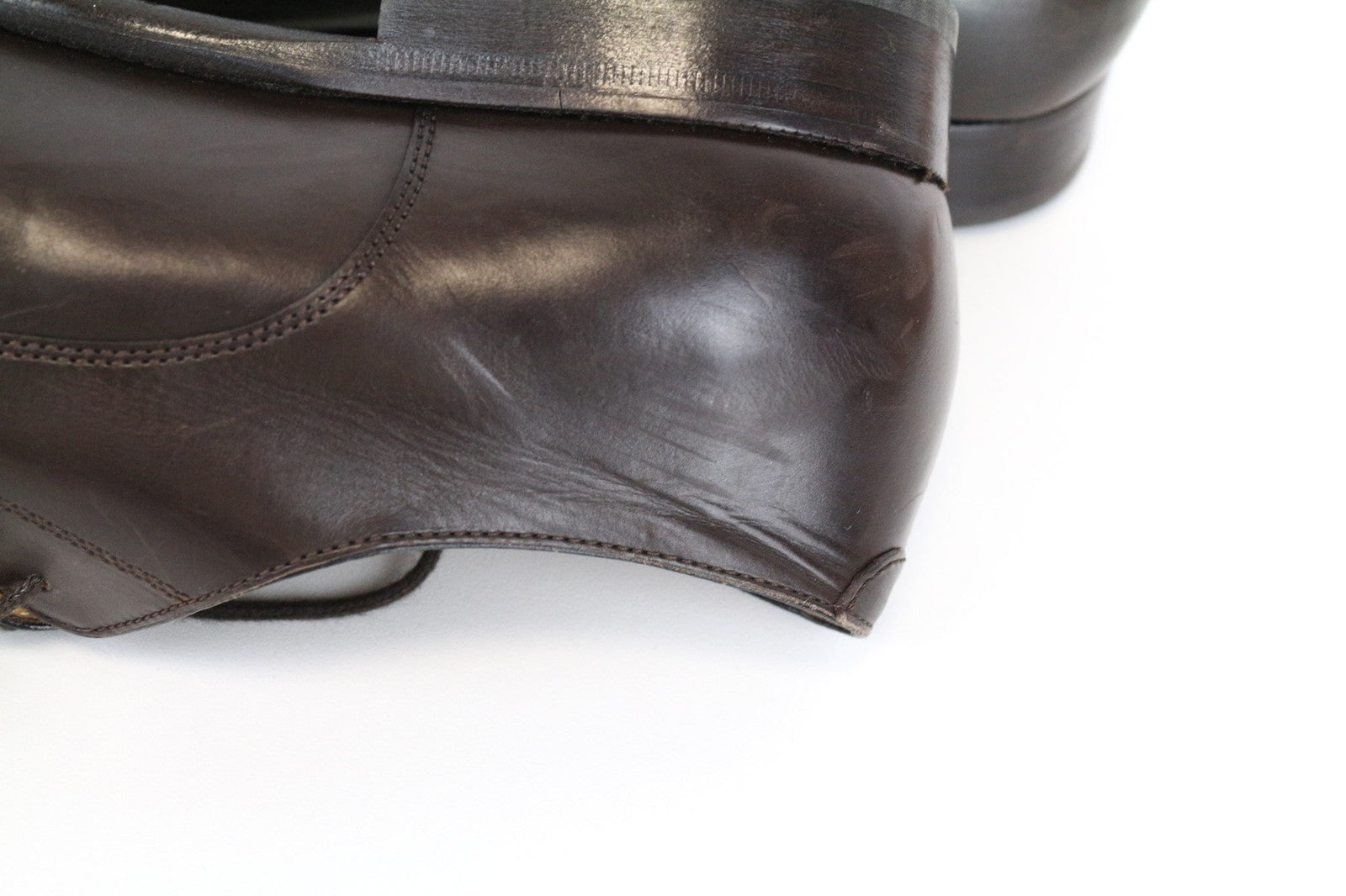 SUITSUPPLY Men Formal Shoes EU41.5 Oxford Dark Brown Pure Calf Leather Classic