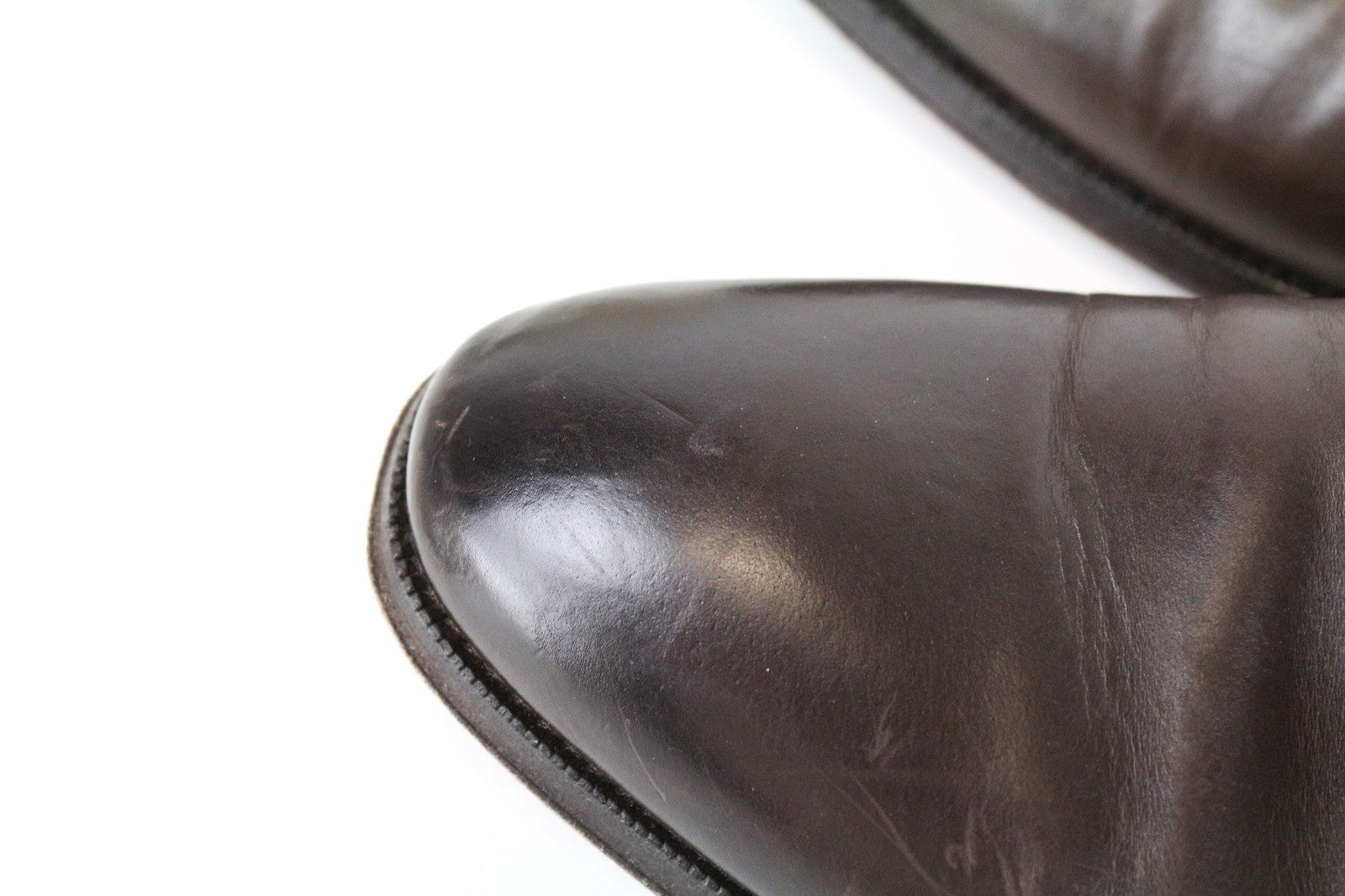SUITSUPPLY Men Formal Shoes EU41.5 Oxford Dark Brown Pure Calf Leather Classic