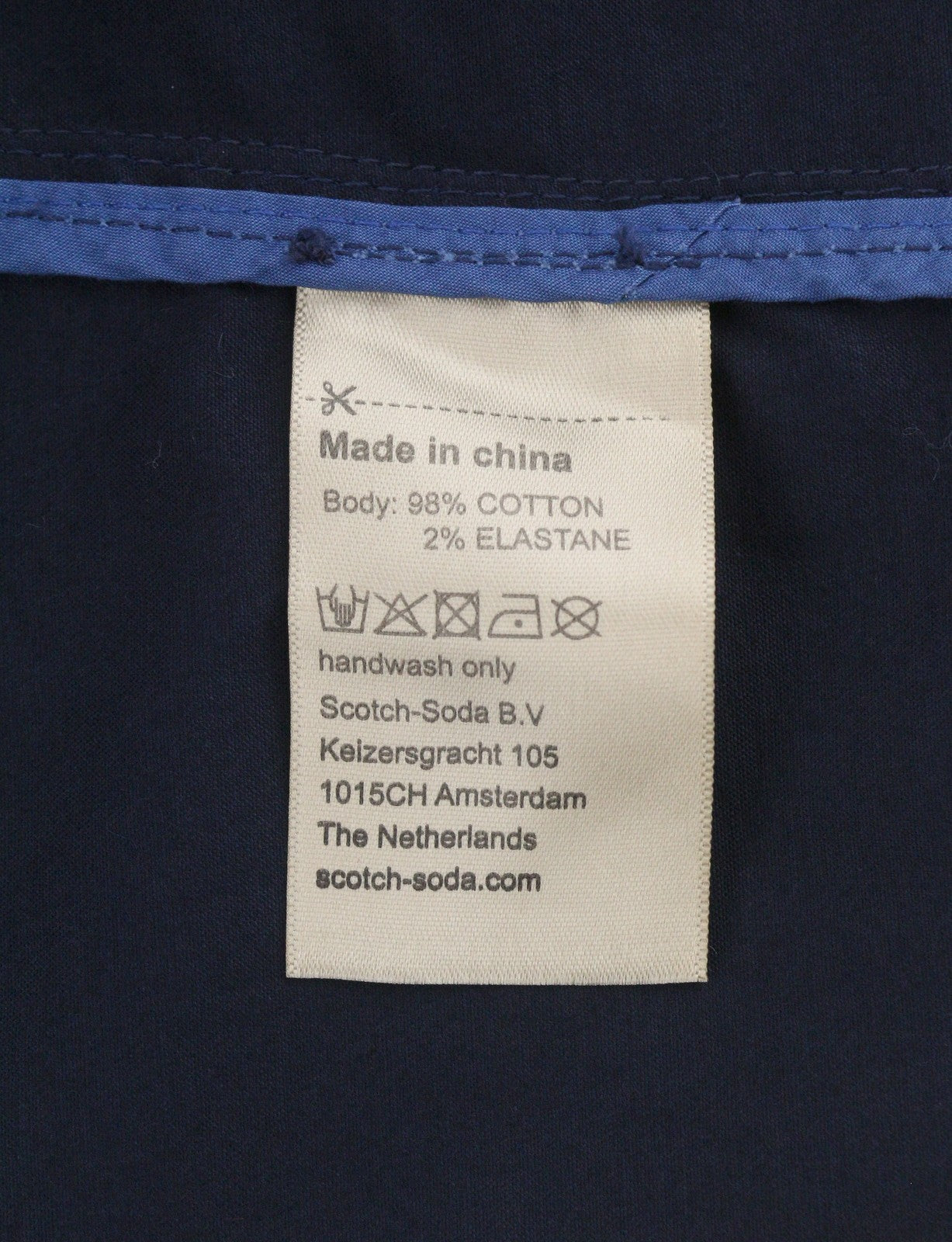 SCOTCH & SODA Men Jacket M Dark Blue Removable Lining Patch Pockets