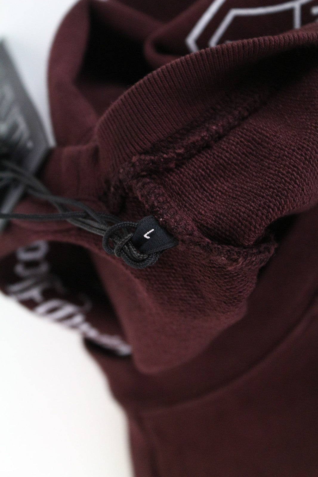 REPLAY Men Sweatshirt L Burgundy Red Pure Cotton Long Sleeve Logo Pull On