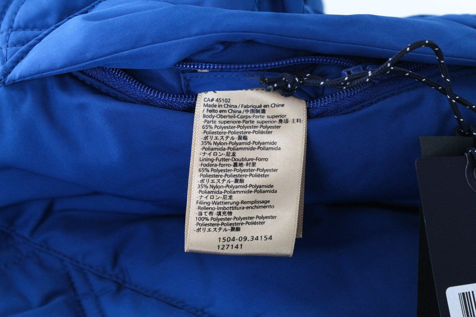 SCOTCH & SODA Ams Couture Men Jacket M Blue Padded Patterned Reversible Gilet