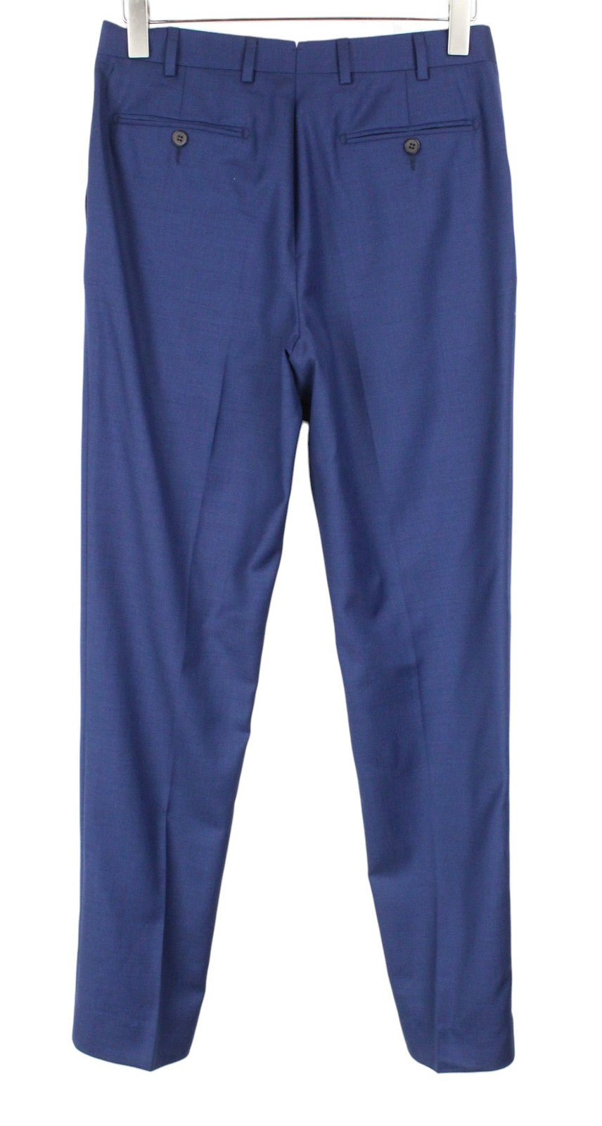 SUITSUPPLY Napoli Men Suit UK36R Classic Blue Pure Wool Super 110's 2 Piece