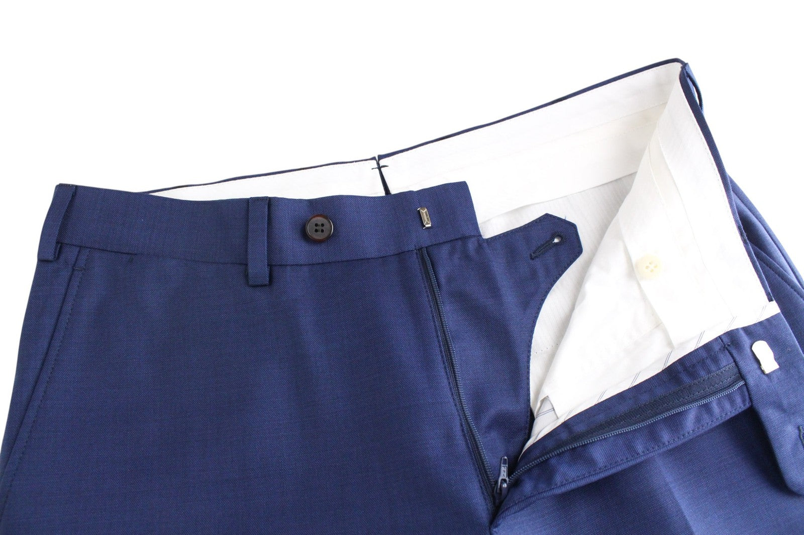 SUITSUPPLY Napoli Men Suit UK36R Classic Blue Pure Wool Super 110's 2 Piece