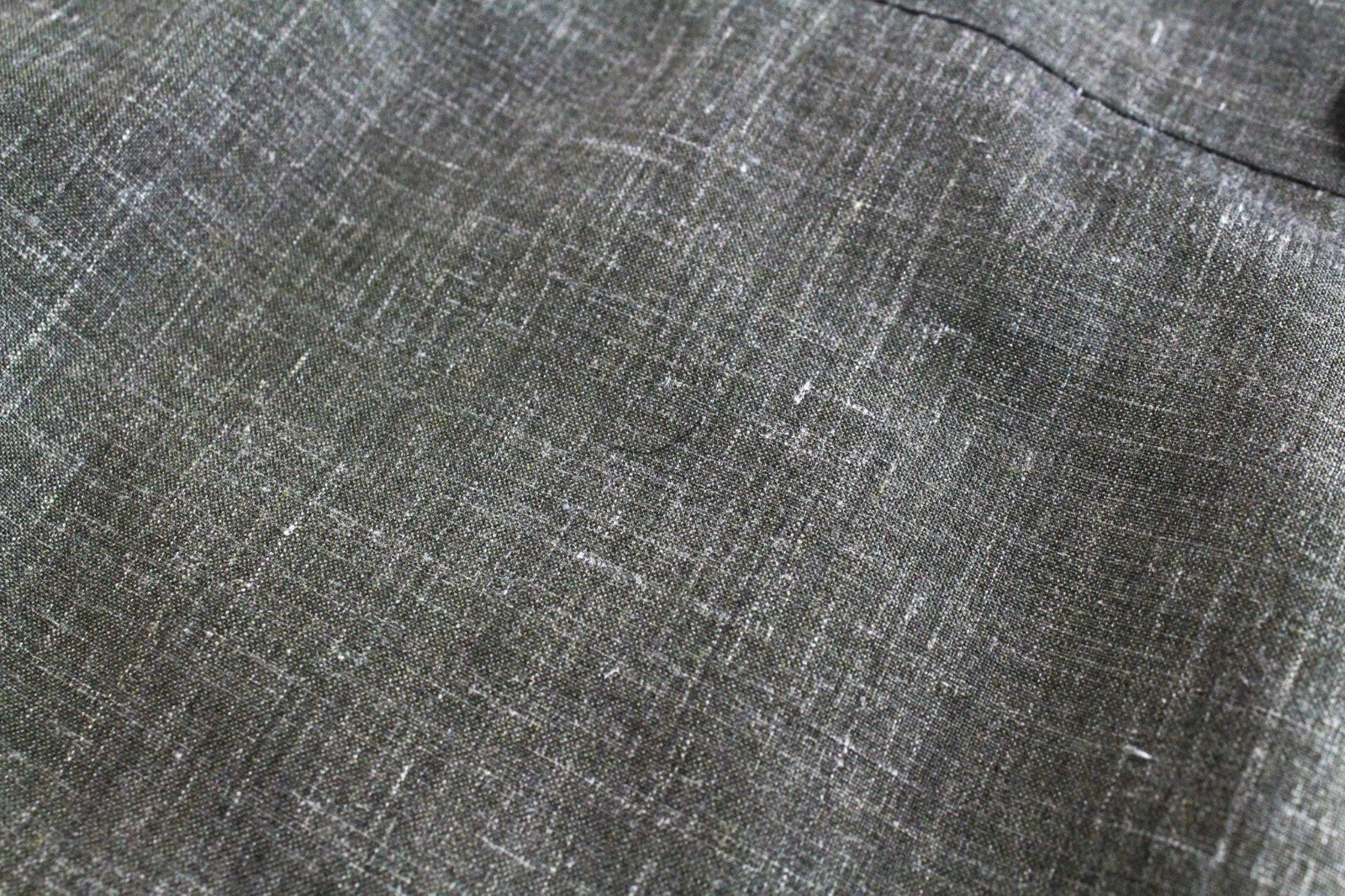 SUITSUPPLY La Spalla Men Suit UK46R Single-Breasted Green Wool Silk Linen 3PC