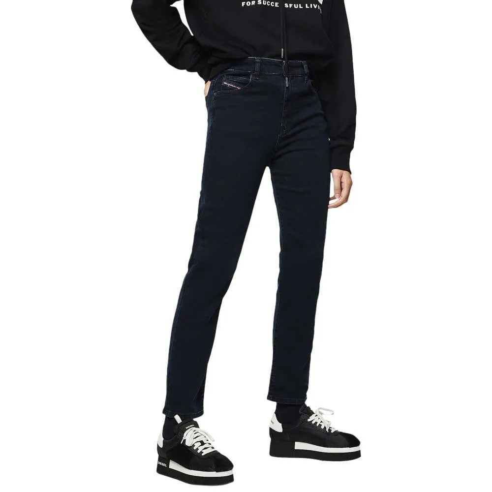 DIESEL D-Eiselle 069GL Women Jeans W23/L30 Girls Straight Blue Cotton Stretch