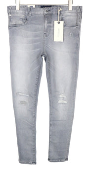 SCOTCH & SODA Dart Men Jeans W32/L32 Super Skinny Fit Distressed Wash Grey