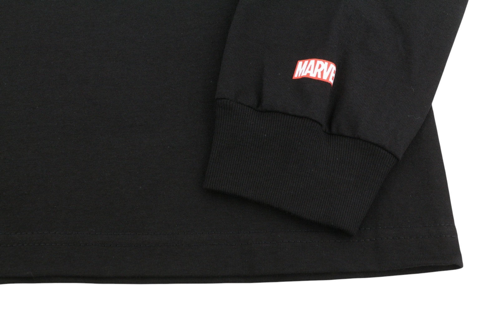 PRIMITIVE x Marvel Silver Supfer L/S Men T-Shirt S Black Crew Neck Cotton