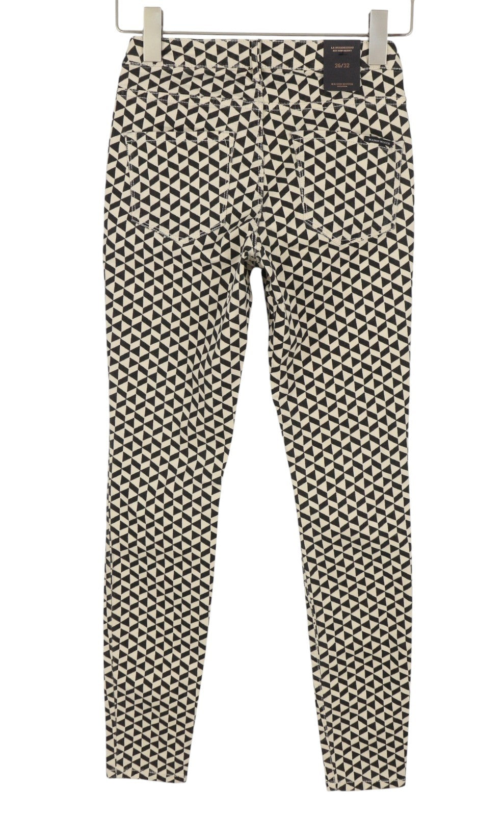 MAISON SCOTCH La Bohemienne Women Trousers W26/L32 Patterned Mid Rise Skinny Fit