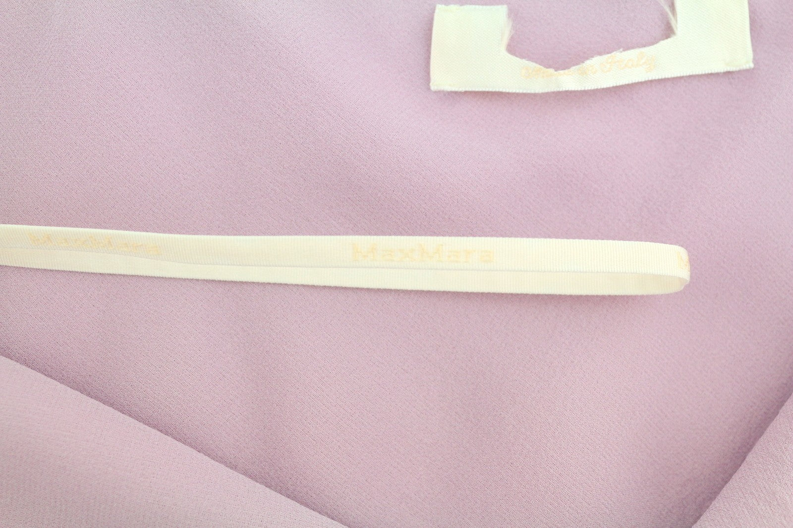 MAX MARA Women Blouse EU42 Pink Spaghetti Strap Gloss Finish Lined