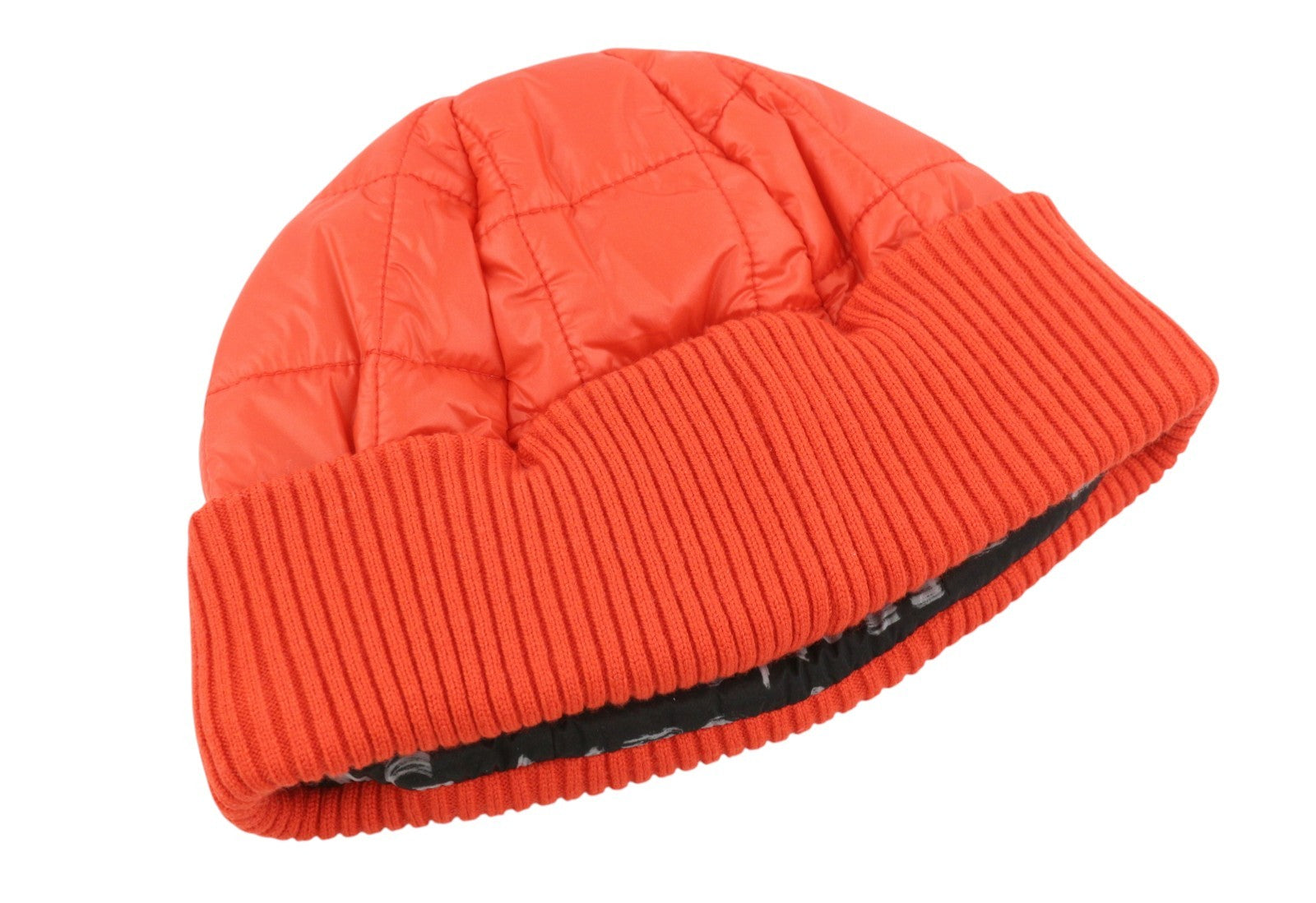 DESIGUAL Pack Gift Box Padded Women Gloves & Hat Set OS Orange Quilted Duo