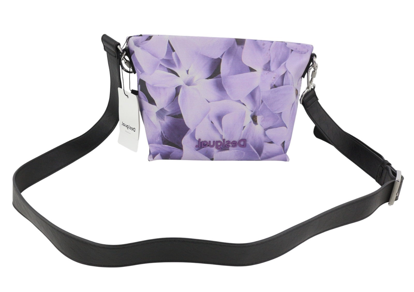 DESIGUAL Bols Imperial Patch Calpe Women Bag OS Purple Floral Zip Crossbody