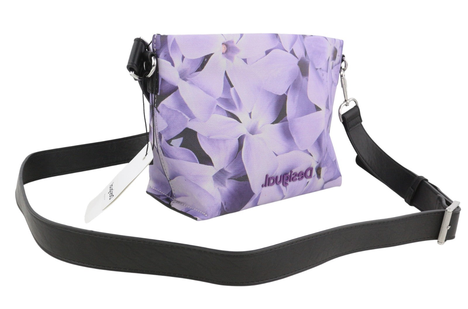 DESIGUAL Bols Imperial Patch Calpe Women Bag OS Purple Flower Print Crossbody