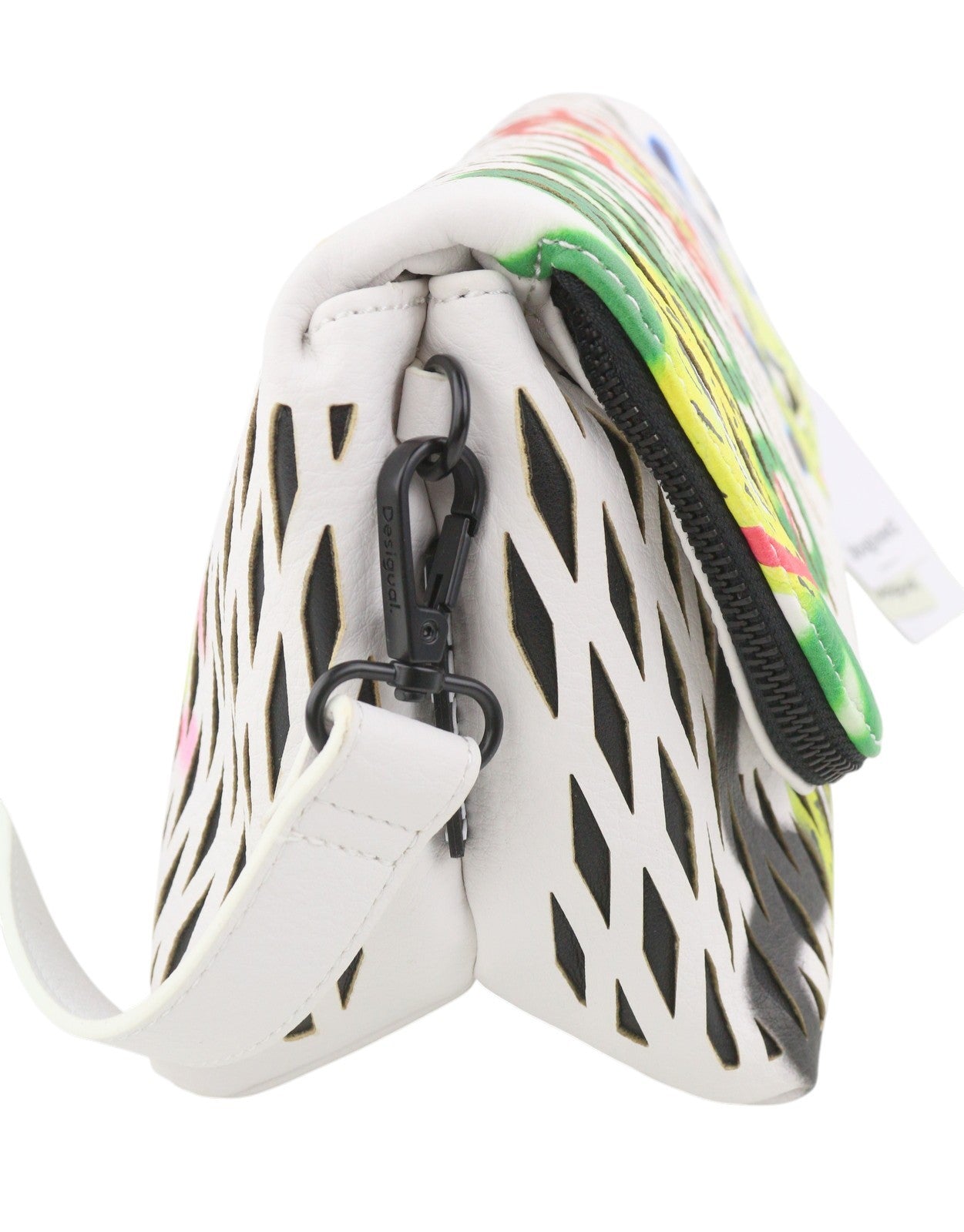DESIGUAL Arty Pepo Vanecia Women Bag OS Multicolor Textured Crossbody