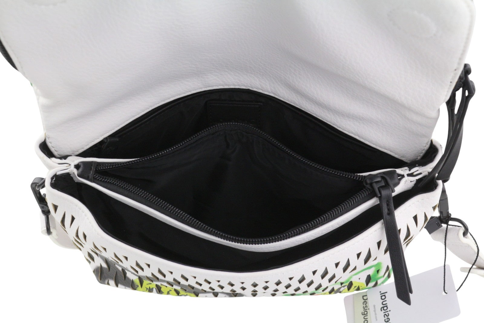DESIGUAL Arty Pepo Vanecia Women Bag OS Multicolor Textured Crossbody