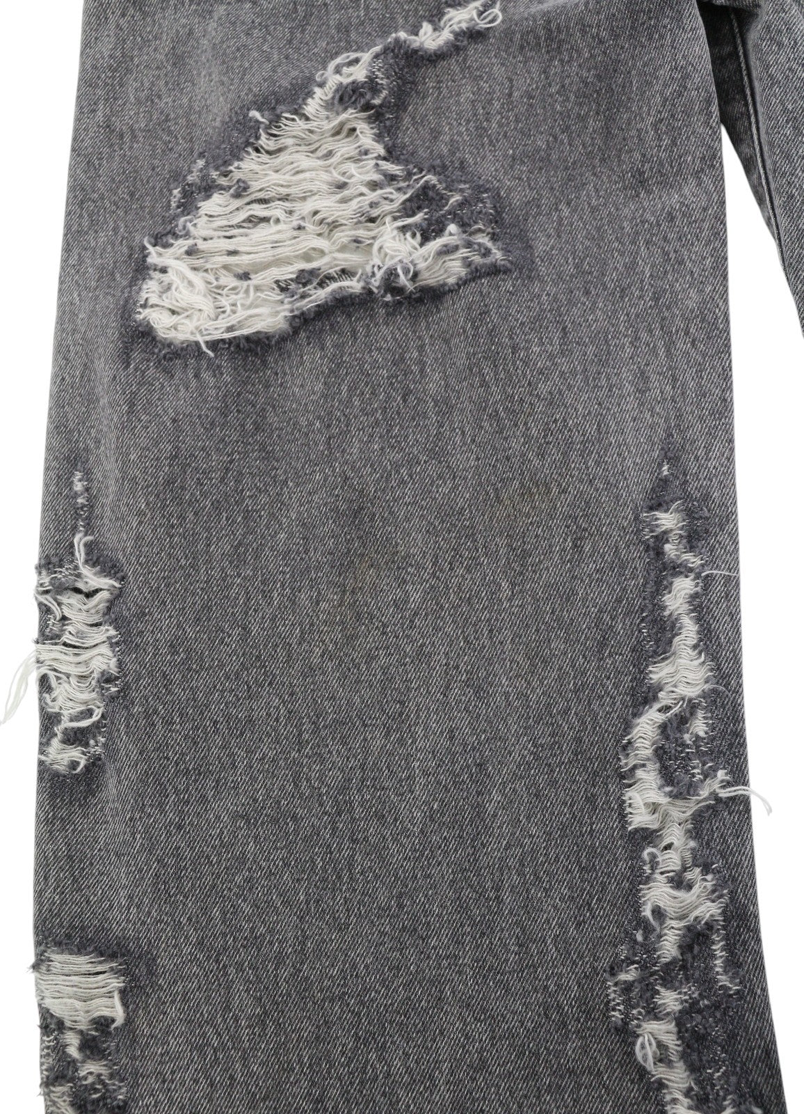 THE GIVING MOVEMENT Fifty Made Women Jeans W30 Grey Ripped Limited Edition