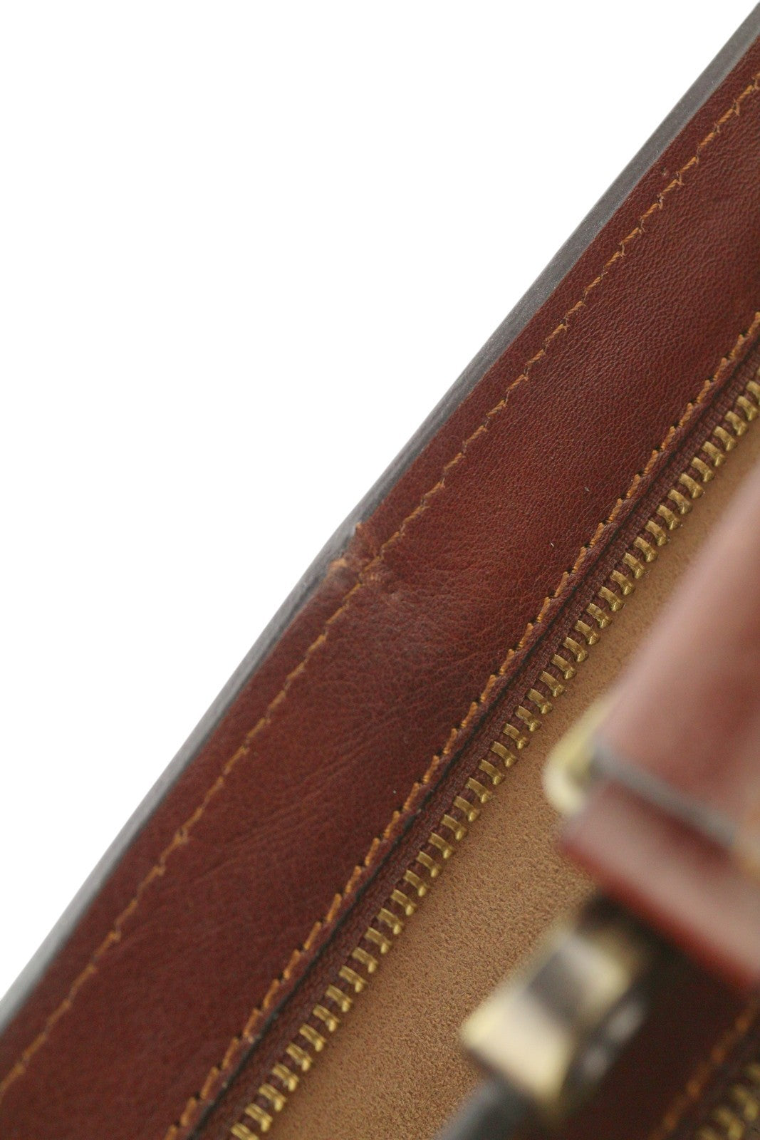 TIME RESISTANCE The Prophet Men Bag Brown Leather Large Satched Briefcase RRP320