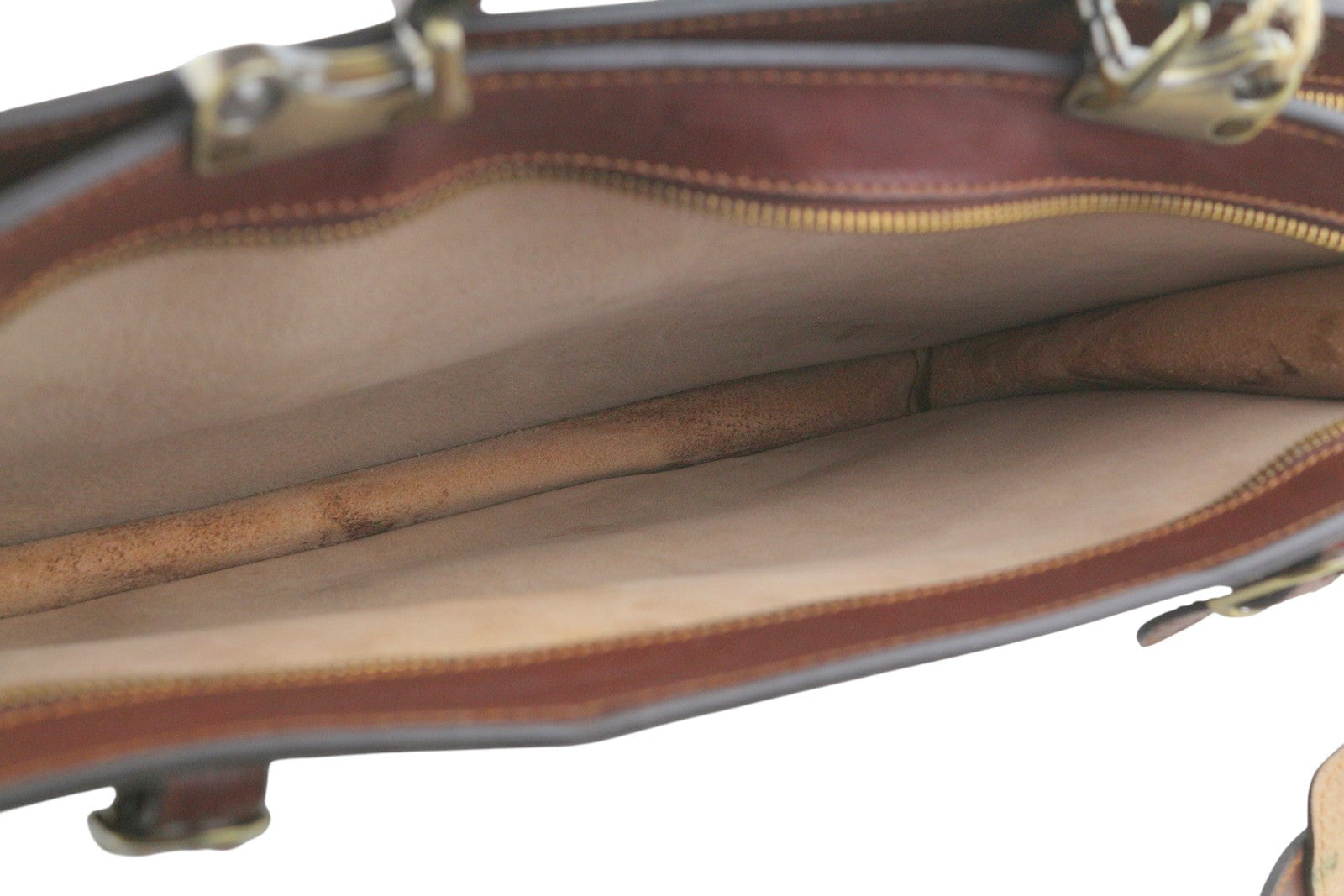 TIME RESISTANCE The Prophet Men Bag Brown Leather Large Satched Briefcase RRP320