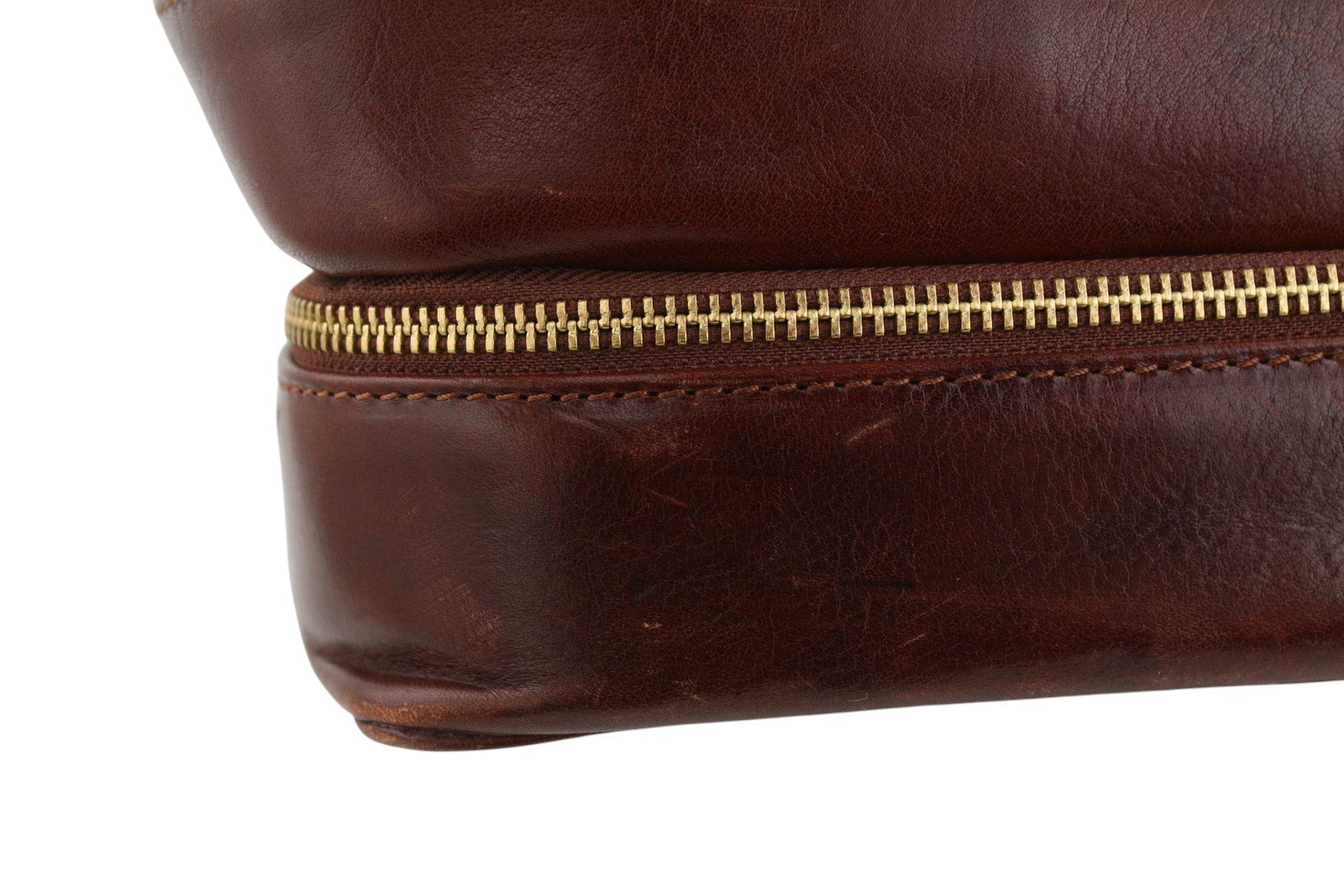 TIME RESISTANCE The Master And Margarita Men Bag OS Brown Leather Doctor RRP400