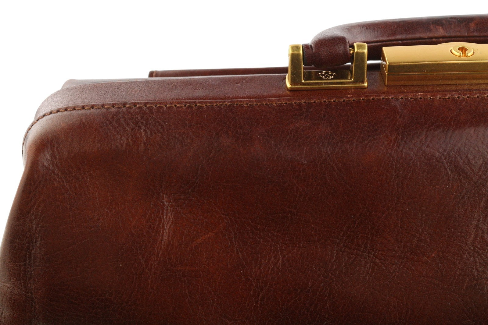 TIME RESISTANCE The Master And Margarita Men Bag OS Brown Leather Doctor RRP400