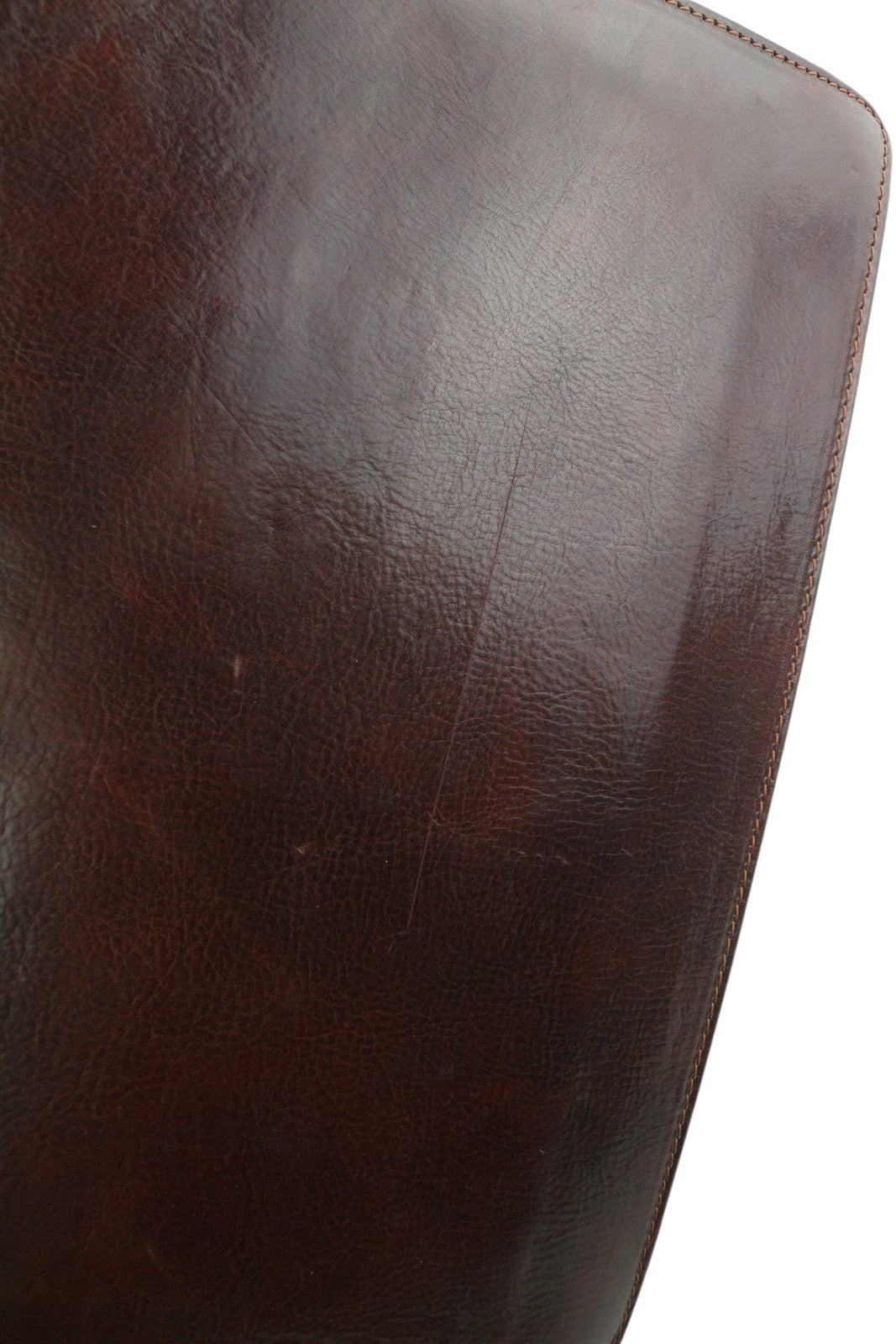 TIME RESISTANCE Men Bag The Magus Brown Vachetta Leather Briefcase RRP320