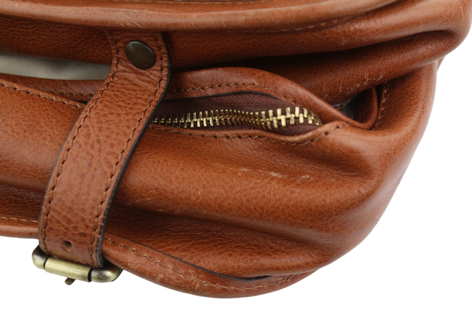 TIME RESISTANCE The Big Sleep Men Bag OS Brown Leather Garment Bag RRP550