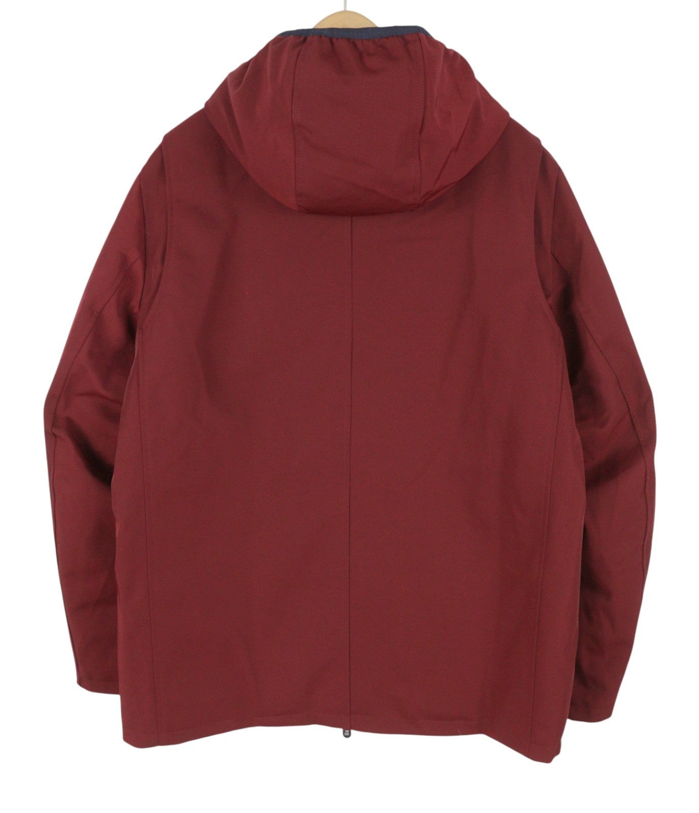 HARMONT & BLAINE Men Jacket 2XL Burgundy & Blue Reversible Padded Hooded