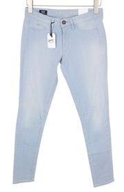 DENHAM Spray Helix Women Jeans W27/L32 Light Blue Stretch Super Tight Fitted