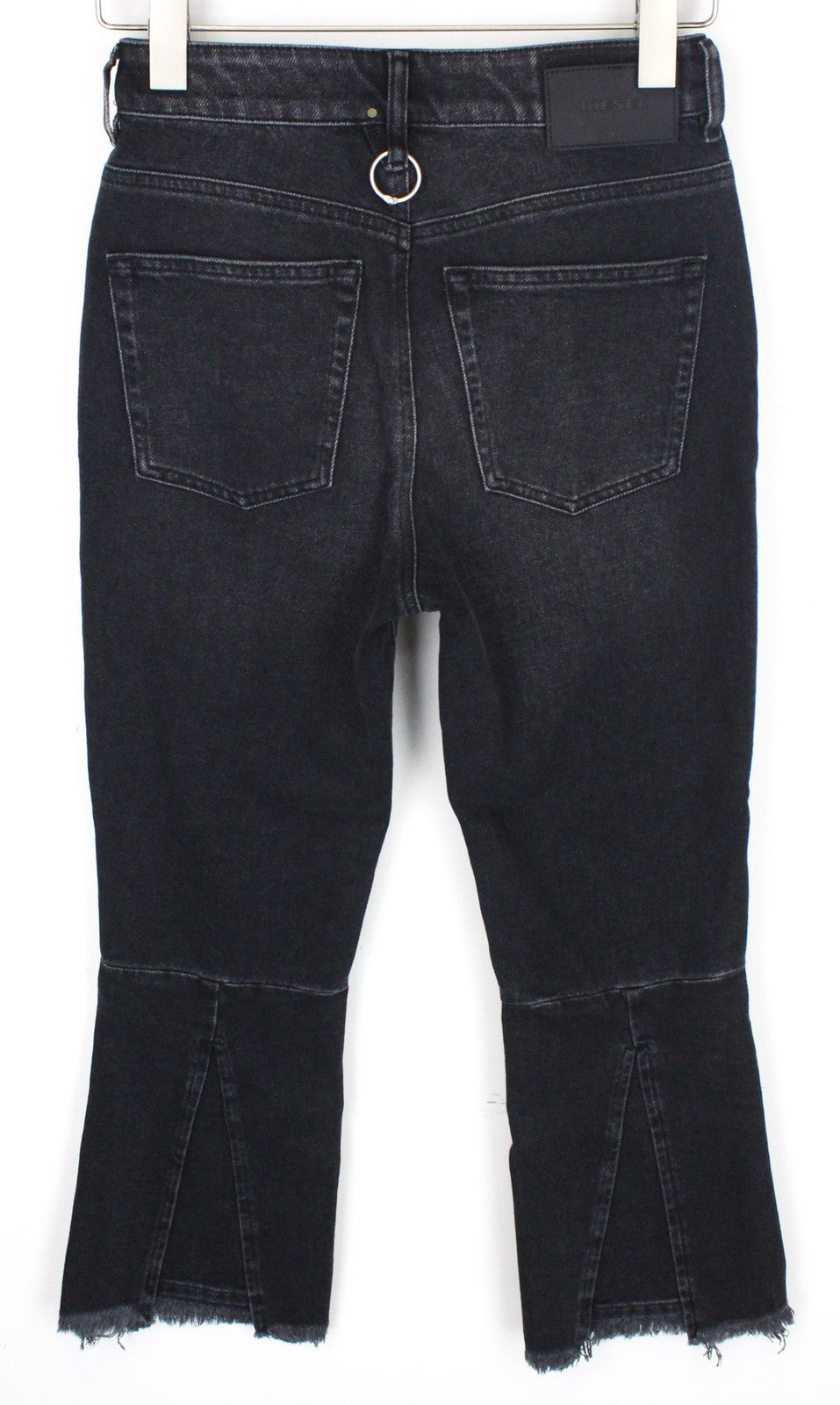 DIESEL D-Earlie 080AP Women Jeans W25/L30 Black Stretch Slim Fit High Waist