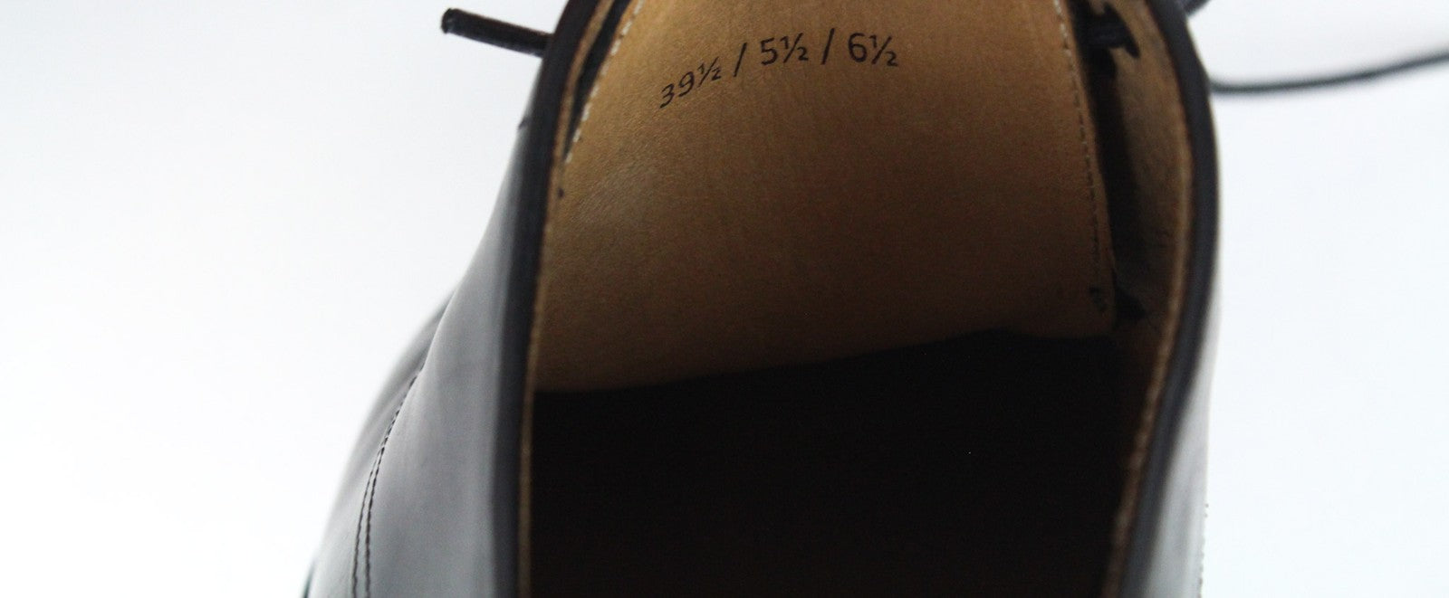 SUITSUPPLY Men Formal Shoes EU39.5 Black Calf Leather Classic Blake-Stitched