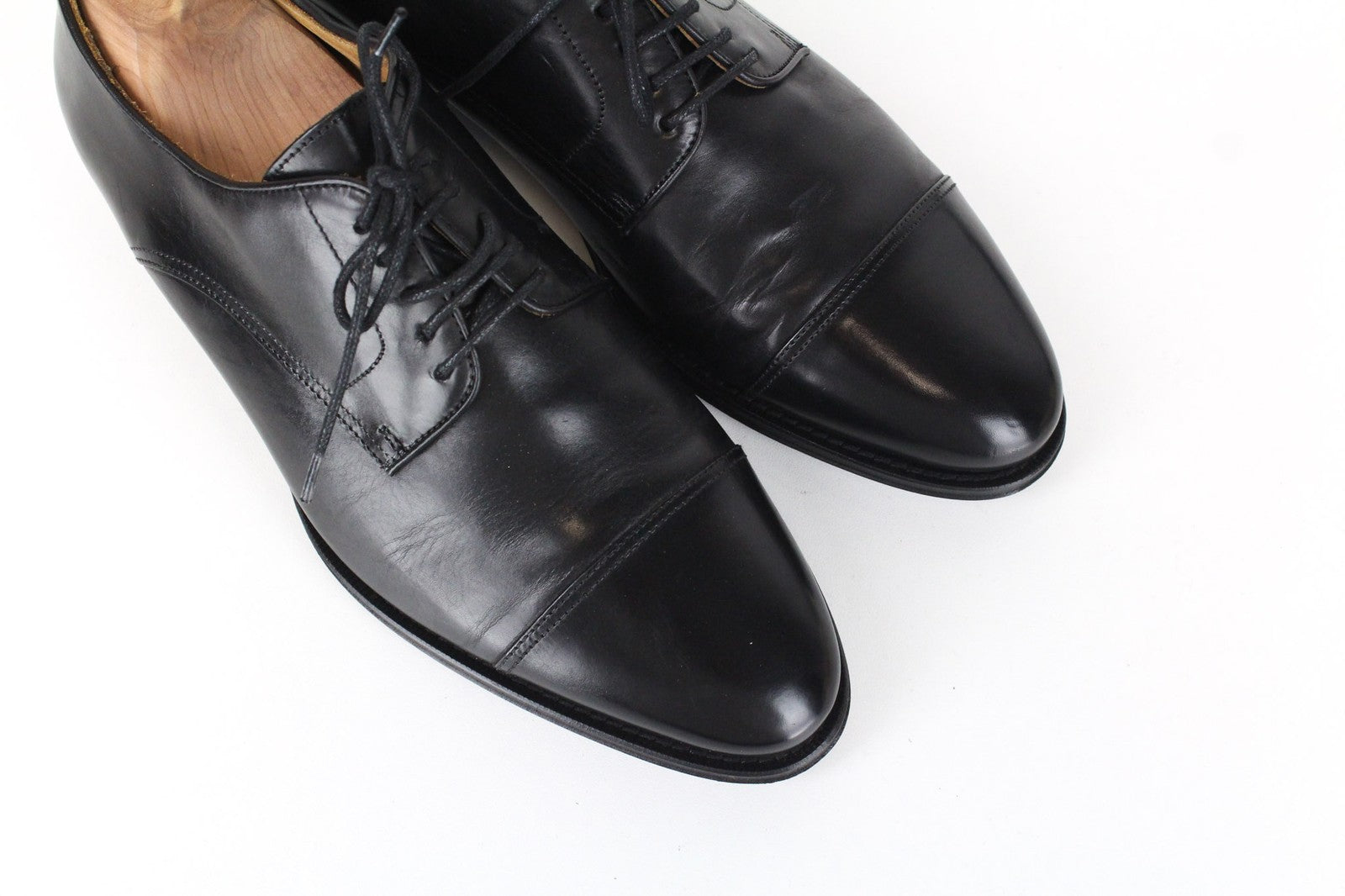 SUITSUPPLY Men Formal Shoes EU39.5 Black Calf Leather Classic Blake-Stitched