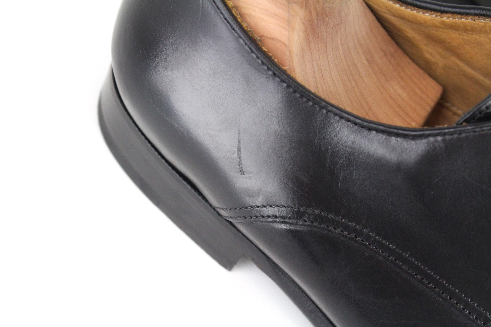 SUITSUPPLY Men Formal Shoes EU39.5 Black Calf Leather Classic Blake-Stitched