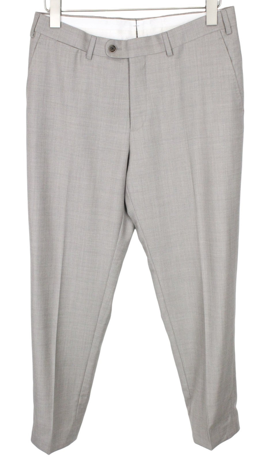 SUITSUPPLY La Spalla Men Suit UK38R Melange Brown 2-Piece Slim Wool Perennial