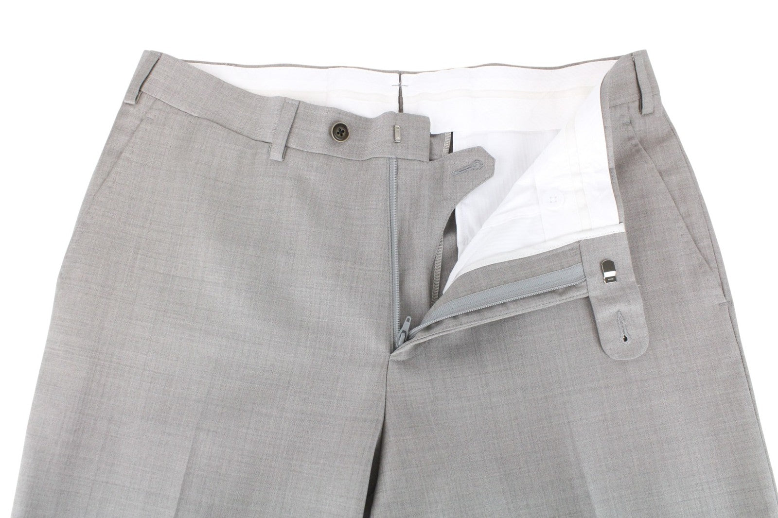 SUITSUPPLY La Spalla Men Suit UK38R Melange Brown 2-Piece Slim Wool Perennial