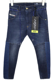 DIESEL D-Luhic-SP-NE 069IU Men Jeans W26 Blue Boys Jogg Sweat Slim Carrot Fit