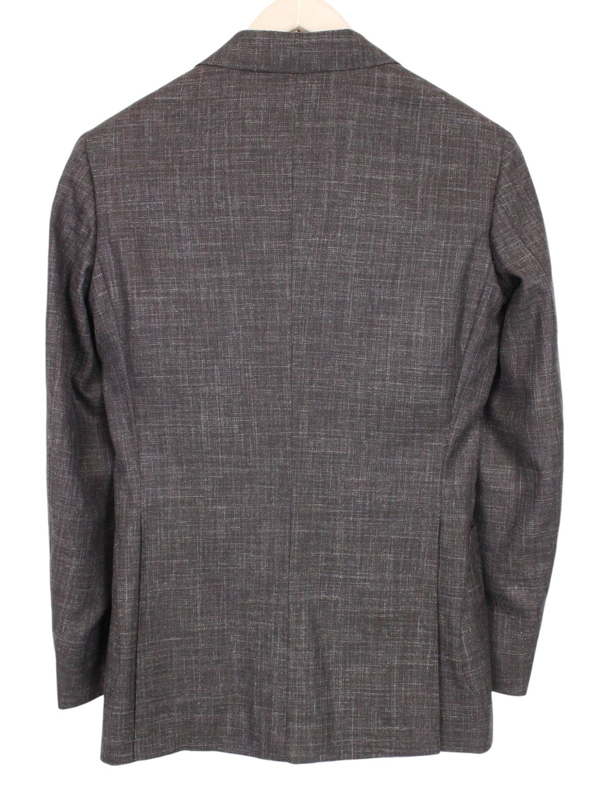 SUITSUPPLY La Spalla Men Suit UK30R Classic Lined Wool Silk Linen Brown 2 Piece