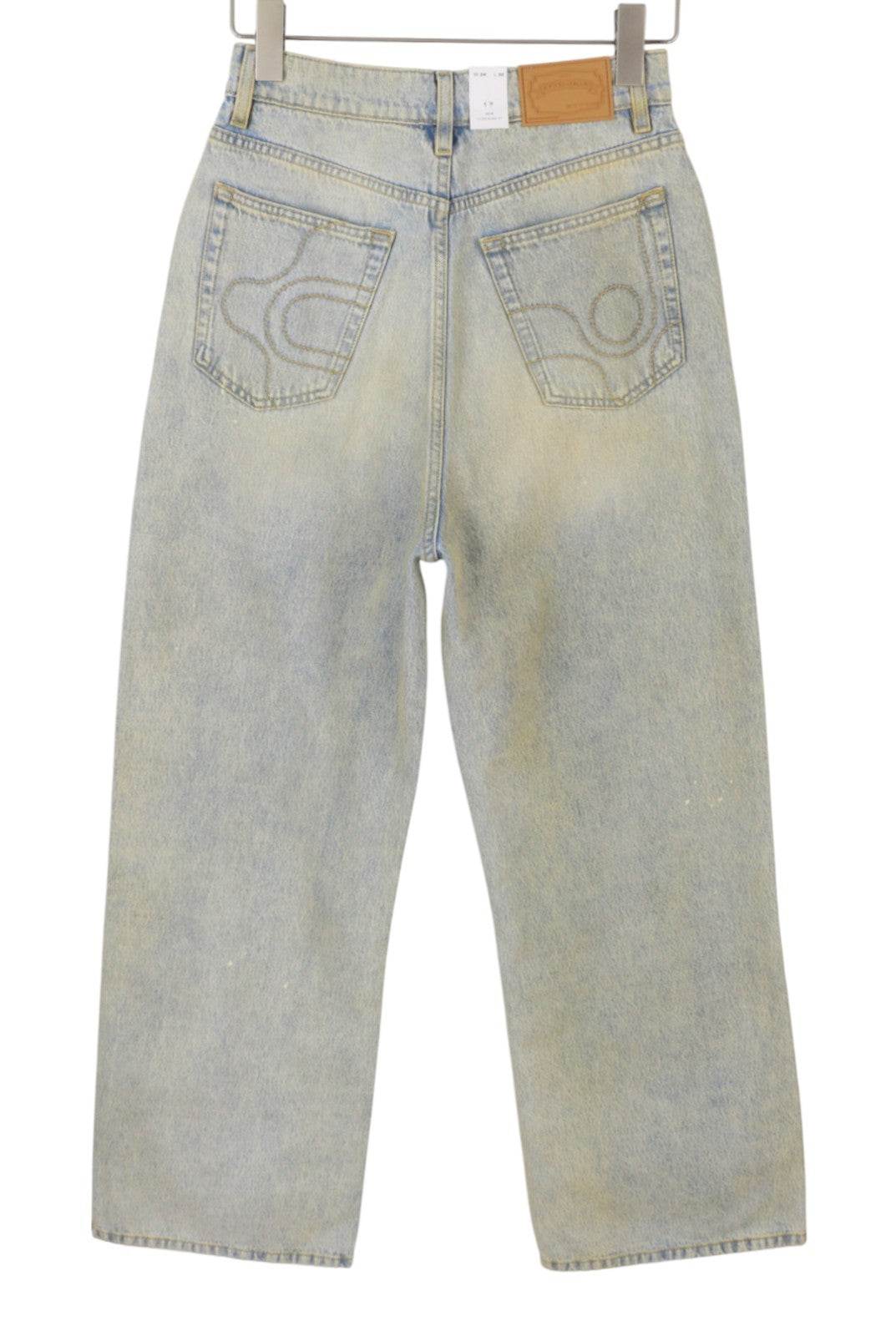 EYTYS Echo Bronze Ultra Baggy Women Jeans W24/L32 Blue Worn Aged RRP370