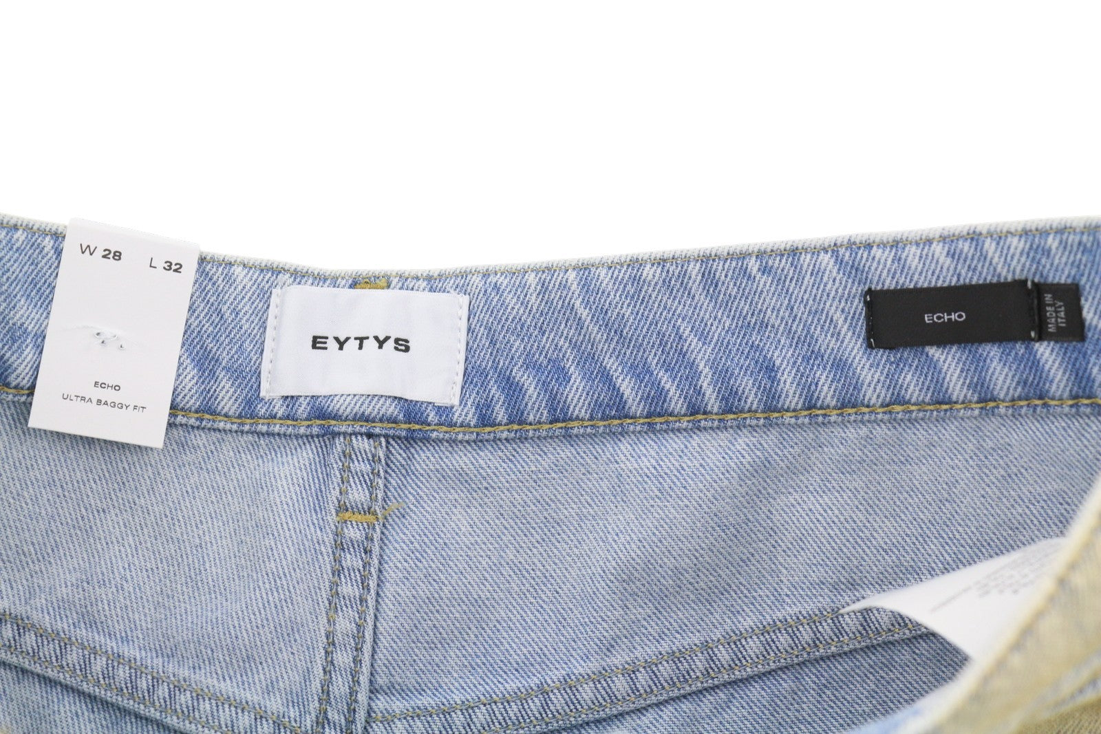EYTYS Echo Bronze Ultra Baggy Women Jeans W28/L32 Washed Men Unisex RRP370